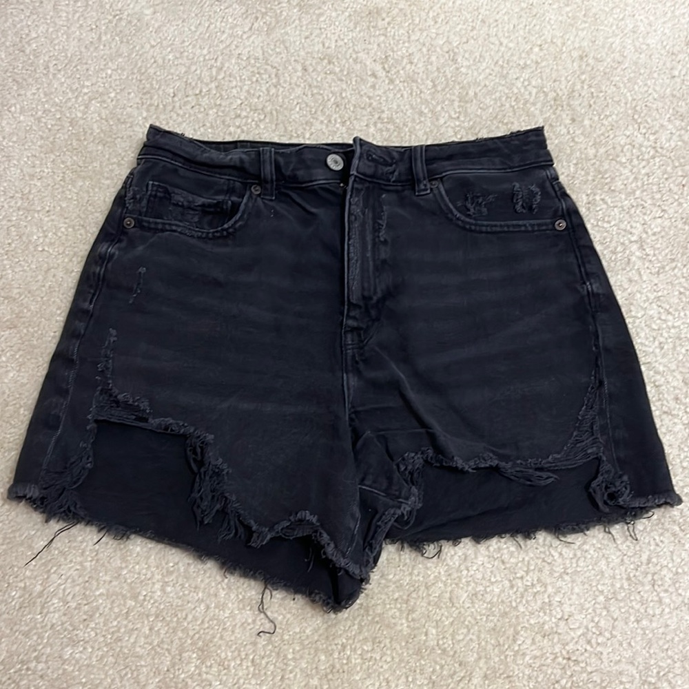 Brand new black American Eagle jean shorts size 10!!!